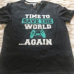 Grey T-shirt Boy M Youth